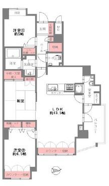 @2980~A3LDKALʐ ǐc82.48m2 24.95 @2023N1tH[ρ@n11K10K