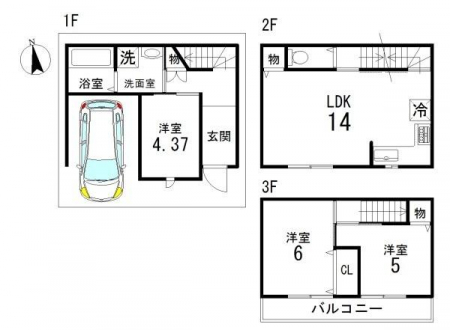 ���̑��@�����ʐ�:1�K22.07���ā@2�K28.35���ā@3�K22.68����
�����ʐ�:73.10����(22.11��)
�������i:1�A660���~(�ō�)